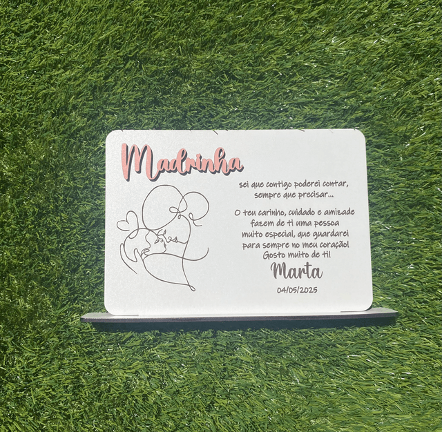 Moldura de Agradecimento para Padrinho e/ou Madrinha
